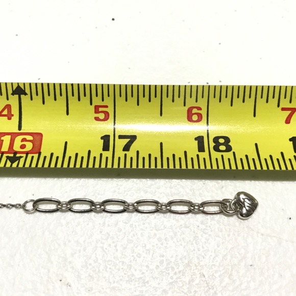 Brighton Pendant Necklace Heart Silver & Gold Plate Reversible Delicate Romantic - Picture 9 of 10